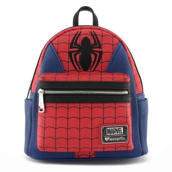 Loungefly Handbags - Loungefly Marvel Spider-Man Suit Mini-Backpack: